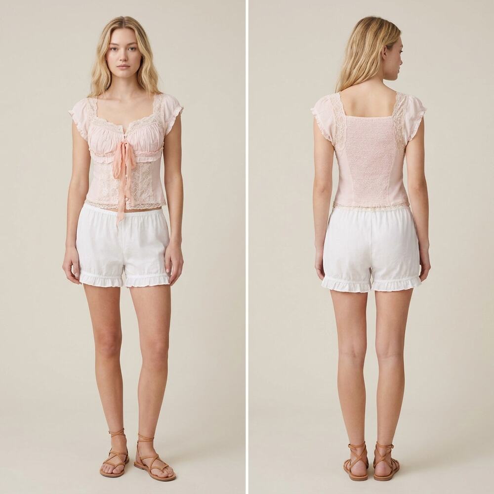 Free People Lace Top – Brand New – XS – $128 Retail